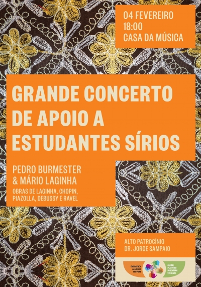 Concert to Support Syrian Students at Casa da Música