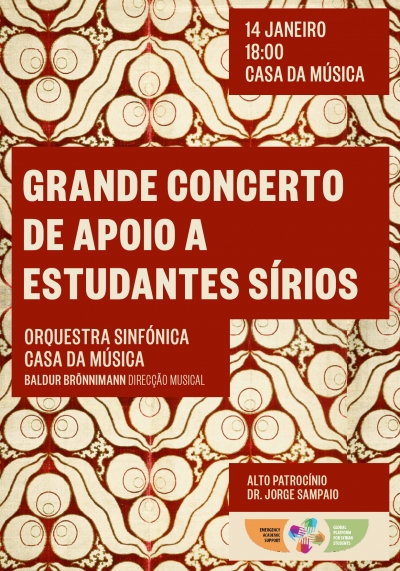 Breaking News!: Porto Symphonic Orchestra Concert to Support Syrian Students.
